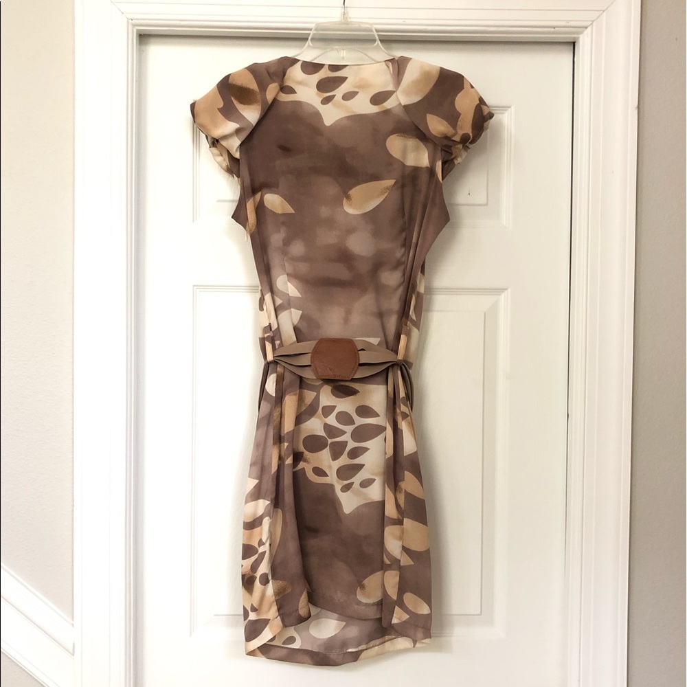European Designer Favori Silky Belted Dress - Picture 10 of 16